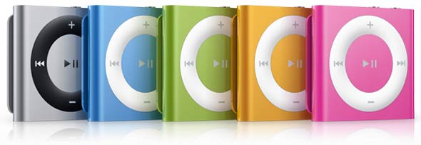苹果 iPod shuffle 2GB MC751CH/A 蓝色 数码音乐播放器