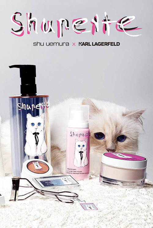 2014植村秀×KARL LAGERFELD，一只全世界最奢靡的猫咪