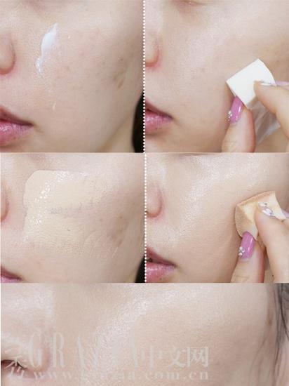 妆前乳的使用范围要尽量控制在脸部内轮廓里
